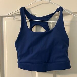 Aoxjox Women's Blue Sports Bra. Size medium
